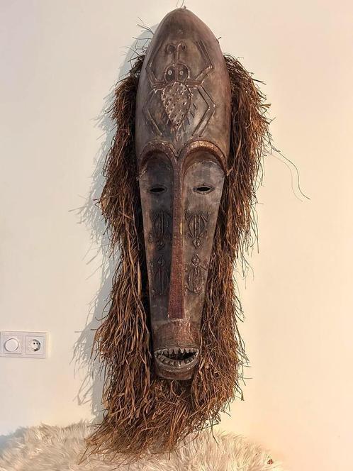 Zeer groot decoratief masker uit Afika, Antiek en Kunst, Kunst | Niet-Westerse kunst, Ophalen