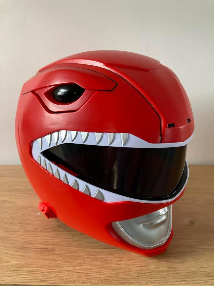 Red Ranger Helm Replica, Kinderen en Baby's, Speelgoed | Actiefiguren, Gebruikt, Verzenden