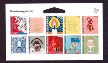 2017 Vel Decemberzegels Vb3588-Vb3597 postfris zeer schaars beschikbaar voor biedingen