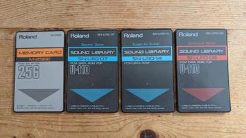 3 Sound Cards uit de Roland Sound Library beschikbaar voor biedingen