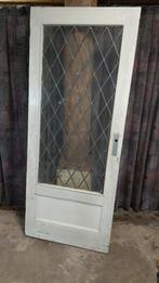 Glas in lood deur., Ophalen, Gebruikt, 80 tot 100 cm, Binnendeur