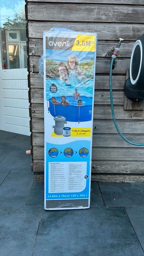 Zwembad net nieuw groot, Tuin en Terras, Zwembaden, Nieuw, Minder dan 80 cm, 200 tot 400 cm, 300 cm of meer, Rond, Ophalen of Verzenden