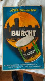 De Burcht Blikgroenten Reclame Poster, Ophalen of Verzenden