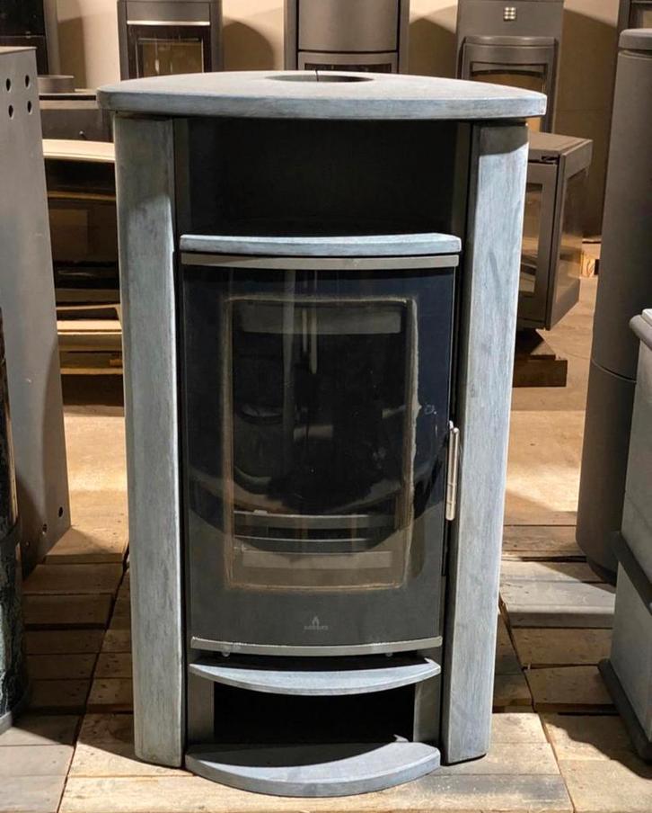 Barbas Eco 900 speksteenkachel zo goed als nieuw 7kW, Huis en Inrichting, Kachels, Zo goed als nieuw, Vrijstaand, Houtkachel, Hout