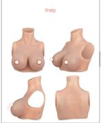 Siliconen cup D cosplay travestie crossdress, Verzenden, Nieuw