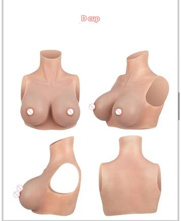 Siliconen cup D cosplay travestie crossdress beschikbaar voor biedingen