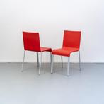 8 Vitra Maarten van Severen stoel Rood .03 stapelbaar, Huis en Inrichting, Gebruikt, Ophalen of Verzenden, Metaal, Vijf, Zes of meer stoelen
