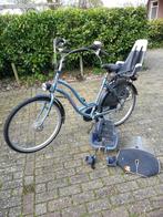 Mamafiets met bobike zitjes en windscherm, Fietsen en Brommers, Fietsen | Dames | Moederfietsen, 50 tot 53 cm, Dubbele standaard