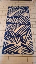Badlaken / strandlaken blauw takkenmotief, Huis en Inrichting, Badkamer | Badtextiel en Accessoires, Ophalen of Verzenden, Nieuw