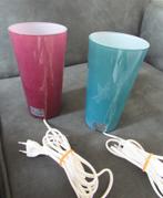 Tafellampen Ikea Gavik B1101 Petrol en Aubergine vaas model., NVT, Modern design, NVT, Ophalen of Verzenden