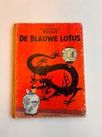 Blauwe Lotus Kuifje hardcover 1946, Eén stripboek, Ophalen of Verzenden, Gelezen