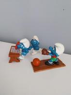 Smurfen. 3 Incomplete Smurfen., Verzamelen, Smurfen, Verzenden, Zo goed als nieuw, Verschillende Smurfen, Poppetje, Figuurtje of Knuffel