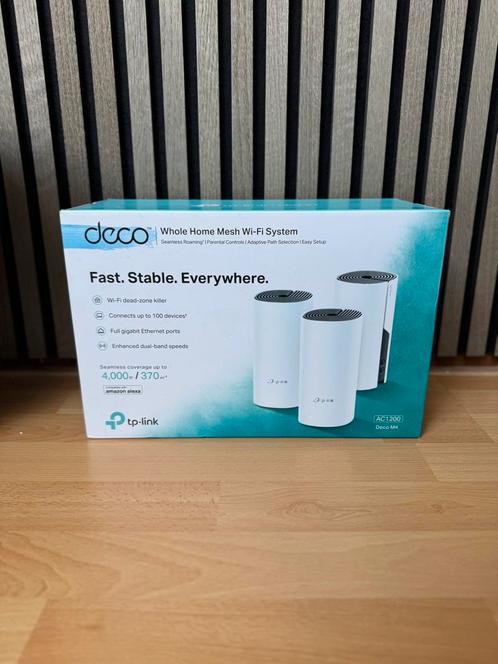 Tp link deco m4 3 pack, Computers en Software, WiFi-versterkers, Zo goed als nieuw, Ophalen of Verzenden