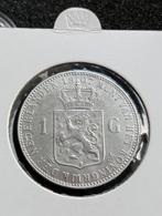 Erg mooie Gulden 1907, Postzegels en Munten, Munten | Nederland, 1 gulden, Zilver, Ophalen of Verzenden, Koningin Wilhelmina