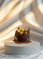 Melted Chocolate Egg  paas decoratie schaaltje pasen, Huis en Inrichting, Kunststof, Schaal, Verzenden, Rond