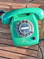 PTT T65 Smaragdgroene Telefoon, Ophalen of Verzenden, Gebruikt, Met draaischijf