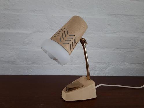 Vintage retro tafellamp nachtkastlamp Design jaren 50-60., Huis en Inrichting, Lampen | Tafellampen, Zo goed als nieuw, Minder dan 50 cm
