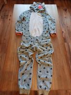 Zachte Onesie met Kattenprint maat 158/164. Valt ruim, Kinderen en Baby's, Kinderkleding | Maat 158, Ophalen of Verzenden, Zo goed als nieuw