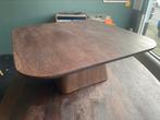 Salontafel Aron Brown 80x80 hoge korting ronde hoeken, Huis en Inrichting, Tafels | Salontafels, 50 tot 100 cm, Minder dan 50 cm