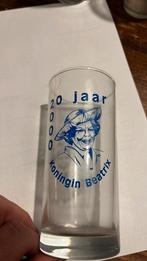 Limonade glas beatrix 20 jaar 2000 koningshuis, Verzamelen, Koninklijk Huis en Royalty, Ophalen of Verzenden, Zo goed als nieuw
