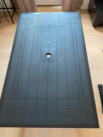 Tuintafel donkergroen L x B x H  120 x 75 x 74 weinig gebr., Ophalen, Rechthoekig, Kunststof