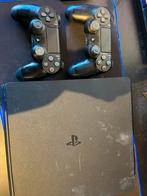 Playstation 4 slim met 2 controllers €150, Met 2 controllers, Gebruikt, Ophalen of Verzenden, 1 TB