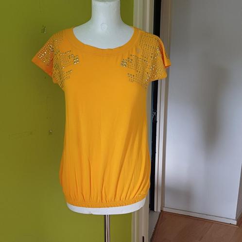 Nieuwe donkergele Zumba shirt maat S, Sport en Fitness, Dansen, Nieuw, Kleding, Ophalen of Verzenden