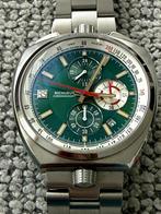 Bullhead chrono quartzhorloge , nieuwstaat!, Sieraden, Tassen en Uiterlijk, Horloges | Heren, Overige merken, Staal, Staal, Polshorloge