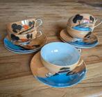 5 Antieke Japanse eierschaalporseleinen kop en schotels., Antiek en Kunst, Antiek | Servies compleet, Ophalen