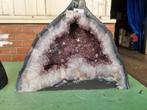 XXL!! Amethist Geode 40x52cm! 49kg+ Amethyst MP9, Ophalen of Verzenden, Mineraal