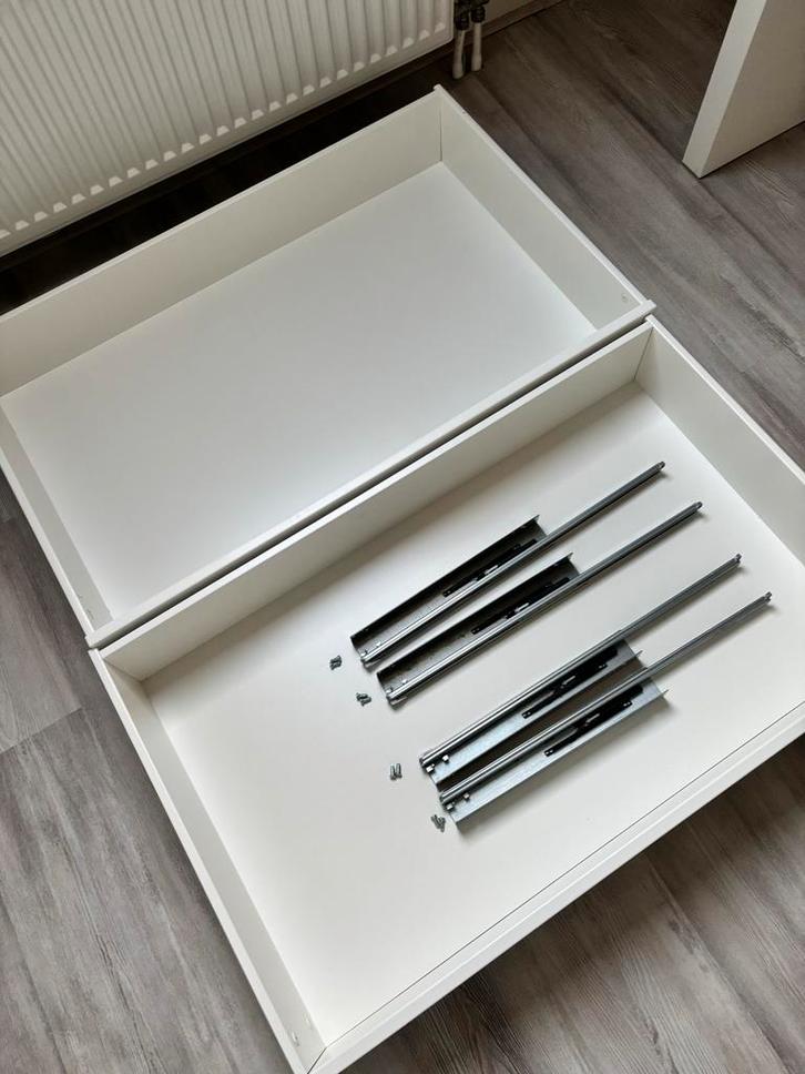 2x Ikea Pax lade 100x58 cm - Wit, Huis en Inrichting, Kasten | Kledingkasten, Zo goed als nieuw, Minder dan 100 cm, 100 tot 150 cm