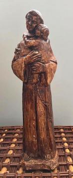 Heilige Antonius van Padua , antiek beeld gips, Ophalen of Verzenden