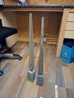 2 paal steunpunten., Tuin en Terras, Palen, Balken en Planken, Ophalen of Verzenden, Gebruikt, Minder dan 180 cm, Palen