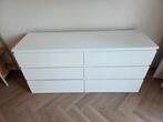Ikea Malm witte ladekast met 6 lades, Huis en Inrichting, Kasten | Ladekasten, Ophalen, Gebruikt, 5 laden of meer, 150 tot 200 cm