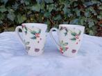 Bekers Janneke Brinkman Kerst, Huis en Inrichting, Keuken | Servies, Ophalen of Verzenden, Zo goed als nieuw, Porselein, Kop(pen) en/of Schotel(s)