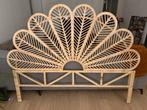 Rotan hoofdbord 190cm breed - Bohemian stijl, Ophalen, Overige materialen, Gebruikt, Beige