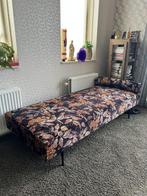 Daybed / slaapbank velours, Ophalen of Verzenden, Zo goed als nieuw, Eenpersoons, 200 cm