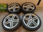Mercedes 18” velgen 5x112 zomerbanden ET38, Auto-onderdelen, Banden en Velgen, Ophalen, 18 inch, Gebruikt, Band(en)