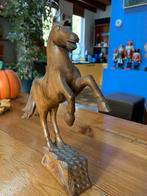 Houtsnijwerk beeld van een steigerend paard, Ophalen of Verzenden