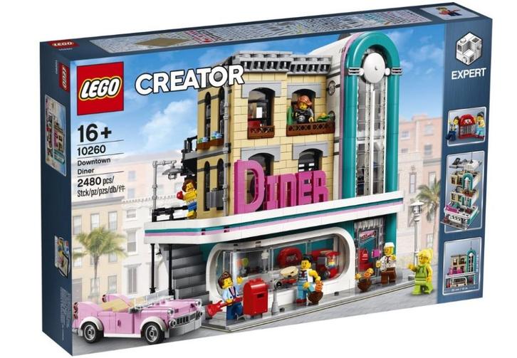 LEGO Creator Expert 10260 – Downtown Diner, Kinderen en Baby's, Speelgoed | Duplo en Lego, Nieuw, Lego, Complete set, Ophalen