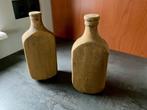 2 houten decoratieve flessen, Ophalen of Verzenden, Zo goed als nieuw