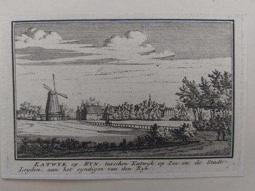 104 / Katwyk op Ryn - Katwijk op Rijn Gravure A. Rademaker, Antiek en Kunst, Kunst | Etsen en Gravures, Ophalen of Verzenden