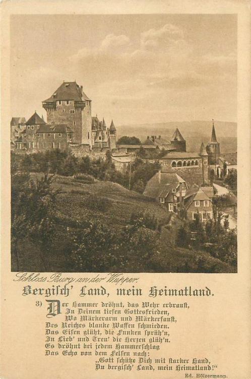 (701-421-037) Burg ad Wupper, Verzamelen, Ansichtkaarten | Buitenland, Duitsland, Verzenden
