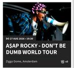 ASAP ROCKY 1x staanplaats ticket, Eén persoon