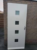 Voordeur buitendeur 201,5 X 82 cm., Doe-het-zelf en Verbouw, Deuren en Horren, Ophalen, 200 tot 215 cm, Glas, Buitendeur