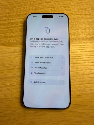 Iphone 16 Pro Max 256GB zwart 1 jaar garantie beschikbaar voor biedingen