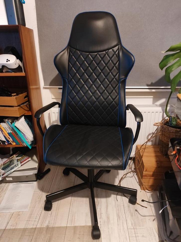 Gaming Bureaustoel, Huis en Inrichting, Bureaustoelen, Zo goed als nieuw, Bureaustoel, Zwart, Ergonomisch, Gaming bureaustoel