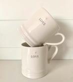 Bastion Collection Mokken Set Love, Huis en Inrichting, Keuken | Servies, Keramiek, Ophalen of Verzenden, Zo goed als nieuw, Overige stijlen