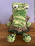 Gehaakte Krokodil Knuffel, Kinderen en Baby's, Speelgoed | Knuffels en Pluche, Ophalen, Zo goed als nieuw, Overige typen