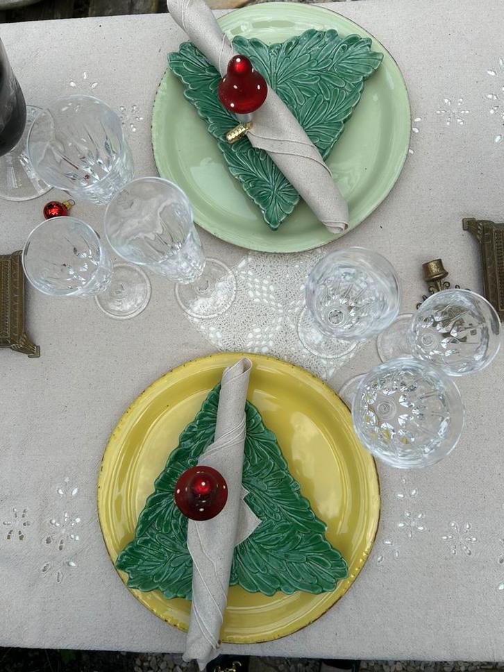 Unieke Italiaanse vintage tafeldecoratie, Huis en Inrichting, Keuken | Servies, Bord(en), Overige stijlen, Aardewerk, Ophalen of Verzenden